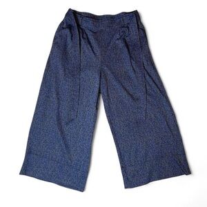 John Paul Richard blue wide leg trousers with belt Size M #wideleg #trousers